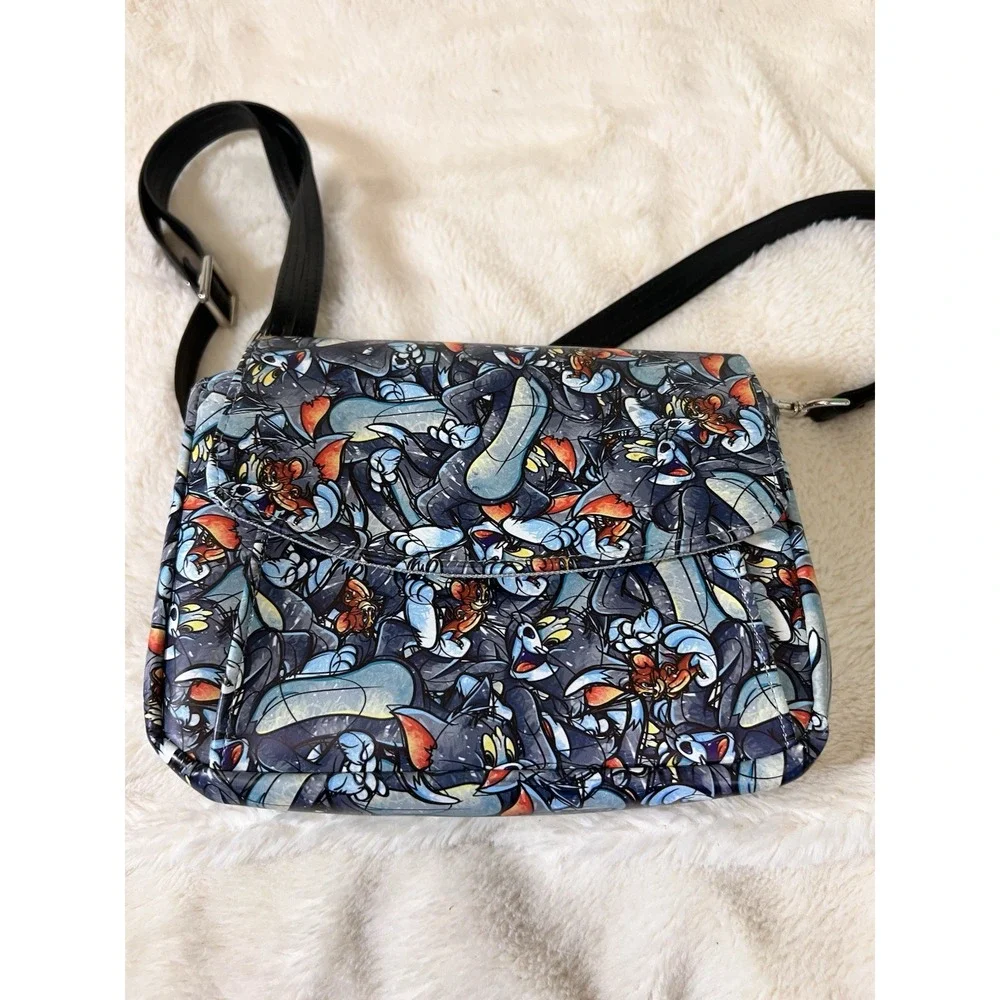 New Tom And Jerry Cross Body Crossbody Bag Purse NWOT